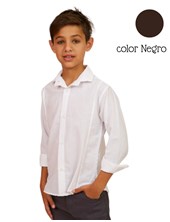 CAMISA LISA MANGA LARGA. COMPACTO