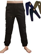 PANTALON  JOGGER NENE GABARDINA CARGO. COMPACTO
