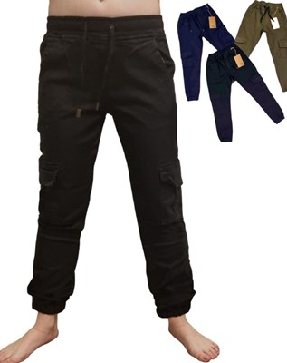 PANTALON  JOGGER NENE GABARDINA CARGO. COMPACTO