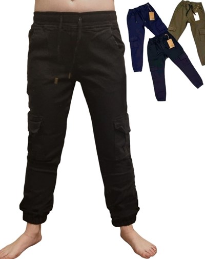 PANTALON  JOGGER NENE GABARDINA CARGO. COMPACTO