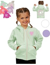 Campera rustica de beba corazon doble estampa.Compacto