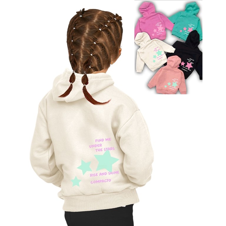 Campera de bebe rustica estrellas doble estampa.Compacto