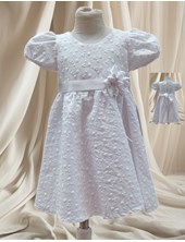 VESTIDO TODO BBRODERY BEBE. CHILDREN DIOR