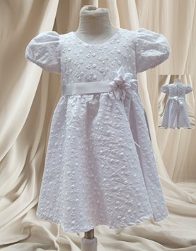 VESTIDO TODO BBRODERY BEBE. CHILDREN DIOR