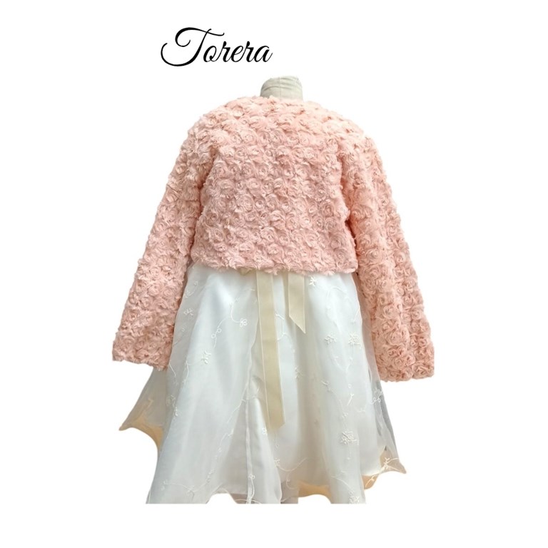 A629 CASACA DE PIEL ROCCO (ROSA). CHILDREN DIOR