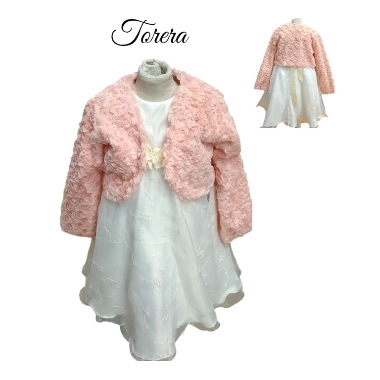 A629 CASACA DE PIEL ROCCO (ROSA). CHILDREN DIOR