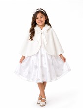 CAPA DE POLAR PARA NENA. COLOR: BLANCO. CHILDREN DIOR
