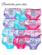 Bombacha nena. Estampas y colores surtidas.  Michifuz.