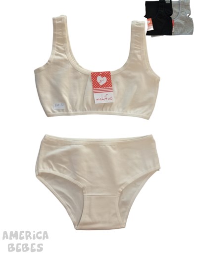 CONJUNTO   2 PIEZAS DE TOP Y BOMBACHA COLOR (NEGRO-GRIS-BEIGE) TALLES VIENE ETIQUETADO COMO TALLE 14=2 TALLE 16=3. MICHIFUZ