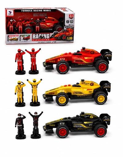 IKFORM003 AUTO FORMULA 1 + DOS PERSONAJES. OK BABY