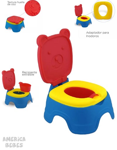 OKBB0314 PELELA 3 EN 1 - OSO ROJA 