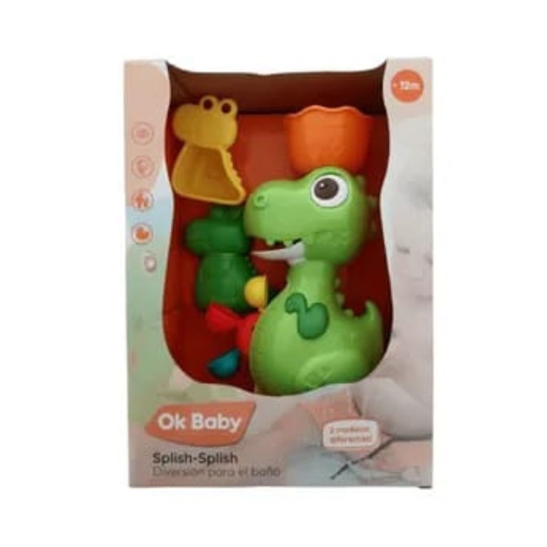 OKBB03481- JUEGO DE BAÑO DINISAURIO. OK BABY