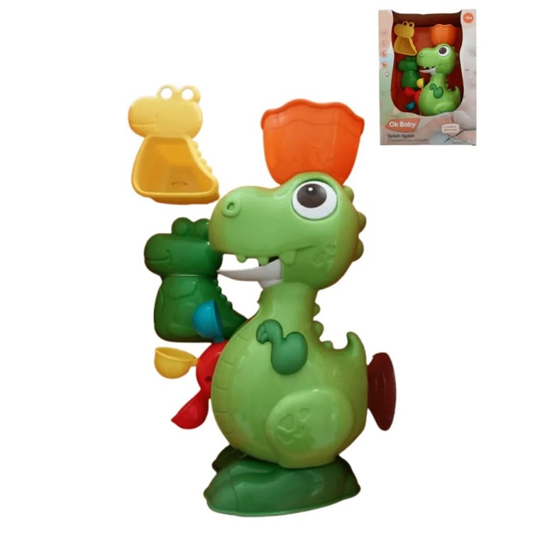 OKBB03481- JUEGO DE BAÑO DINISAURIO. OK BABY