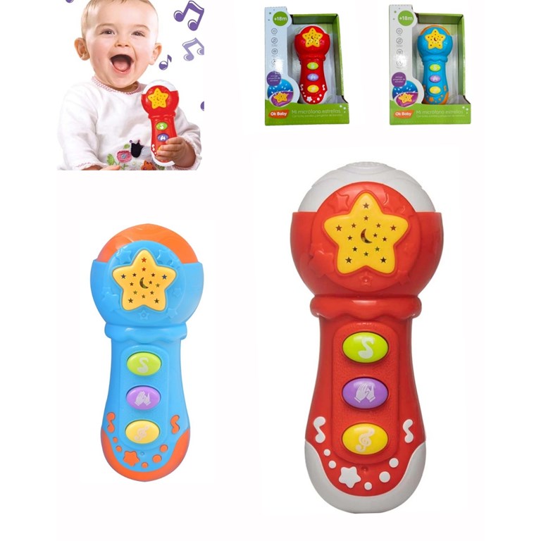 OKBB0362 MICROFONO MUSICAL. OK BABY