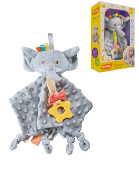 OKBB0379 ELEFANTE DE APEGO GRIS. OK BABY