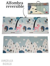 MANTA PLEGABLE PARA BEBES 2X1.5 METROS 8 MILIMETROS DE ESPESOR OK BABY