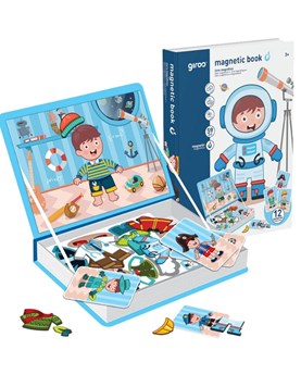 IK0650 LIBRO MAGNÉTICO VESTIDOS NENE