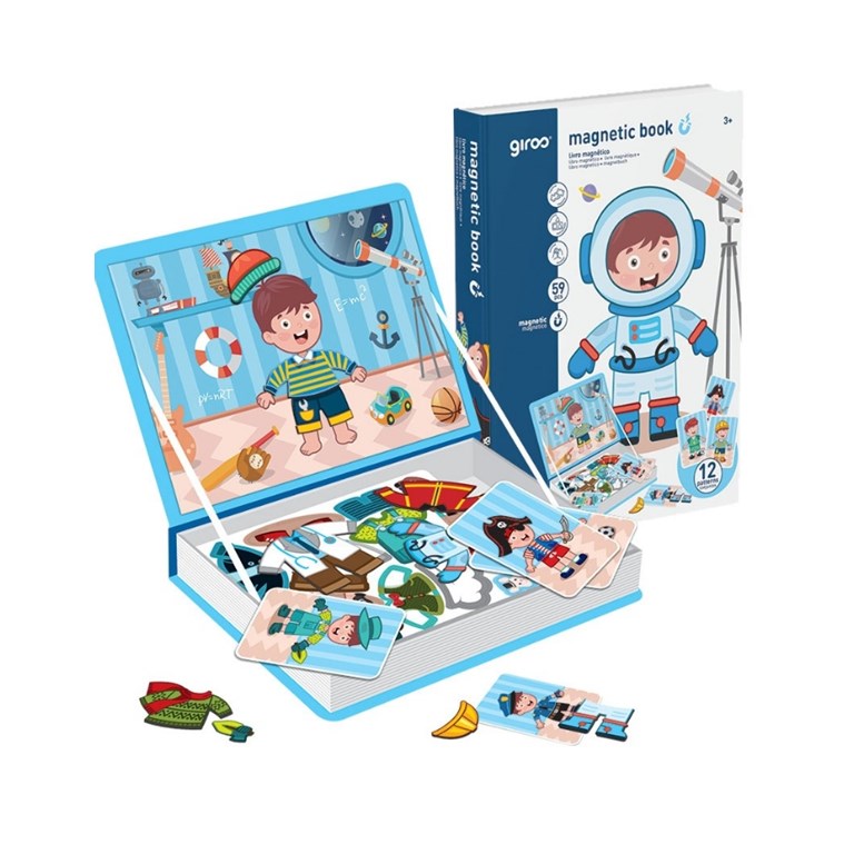 IK0650 LIBRO MAGNÉTICO VESTIDOS NENE