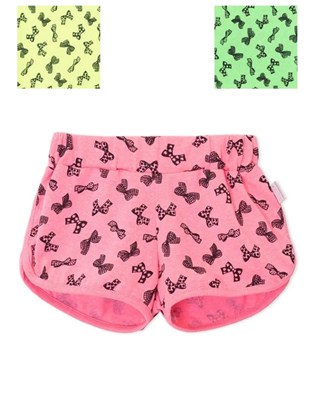 SHORT PARA BEBA ALGODON  ESTAMPADO MOÑOS RUABEL