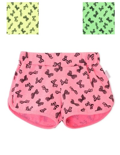 SHORT PARA BEBA ALGODON  ESTAMPADO MOÑOS RUABEL
