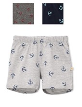 PROMO! Short rustico de bebe estampa anclas.Ruabel