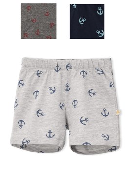 PROMO! Short rustico de bebe estampa anclas.Ruabel