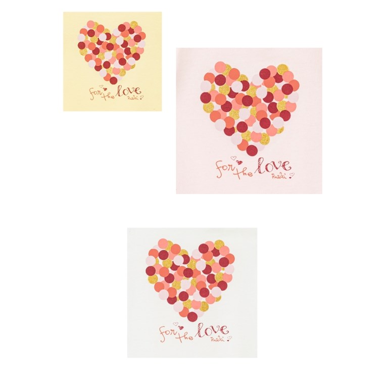 PROMO! REMERA DE BEBA CON ESTAMPA CORAZON CIRCULOS RUABEL