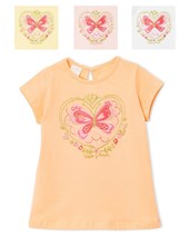 REMERA DE BEBA CON ESTAMPA CORAZON MARIPOSA  RUABEL