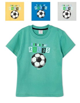 REMERA DE BEBE CON ESTAMPA PELOTA RUABEL