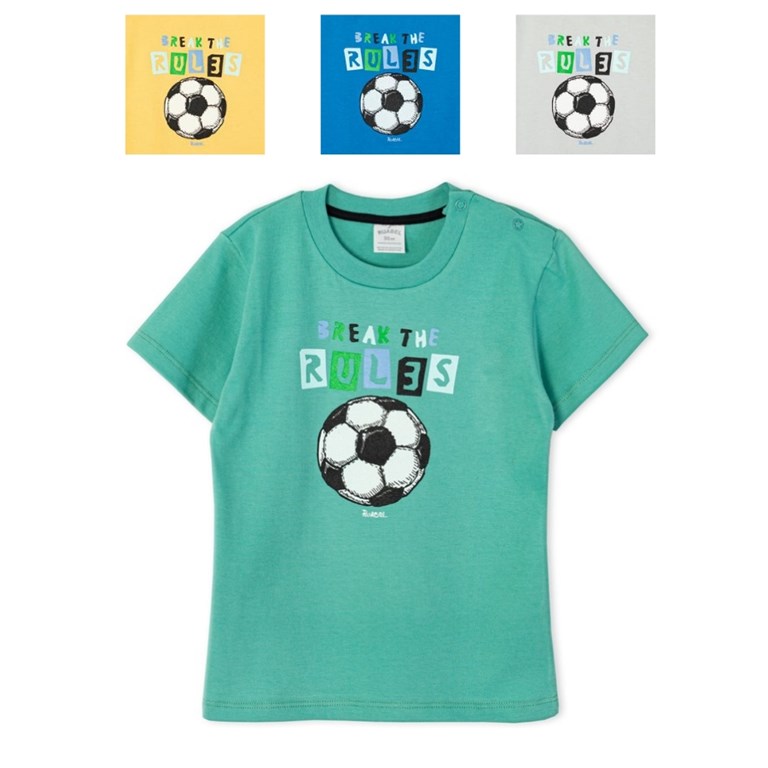 REMERA DE BEBE CON ESTAMPA PELOTA RUABEL