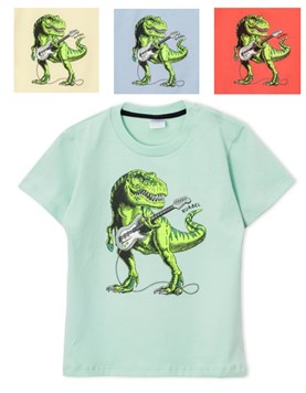 REMERA DE BEBE CON ESTAMPA DINO RUABEL