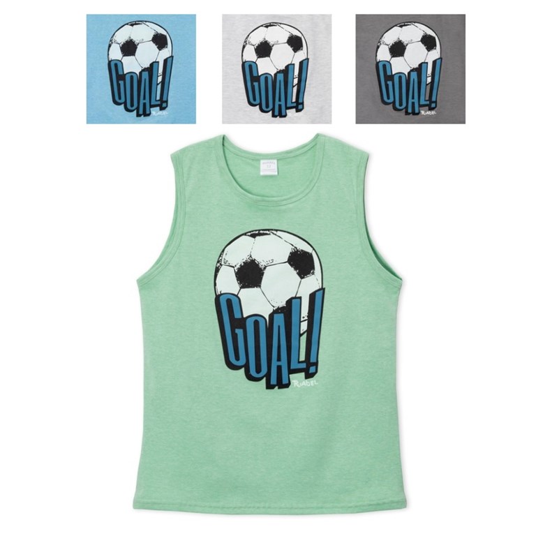 MUSCULOSA DE NIÑO CON ESTAMPA PELOTA RUABEL