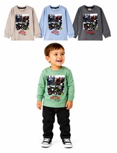 REMERA PARA BEBE CON ESTAMPA MOTO. RUABEL