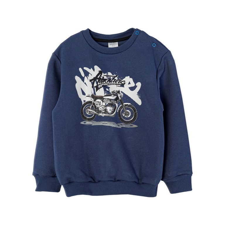 Buzo de bebe con estampa moto. Ruabel