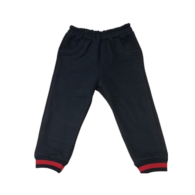 Pantalon frisa de bebe con puño tejido. Ruabel