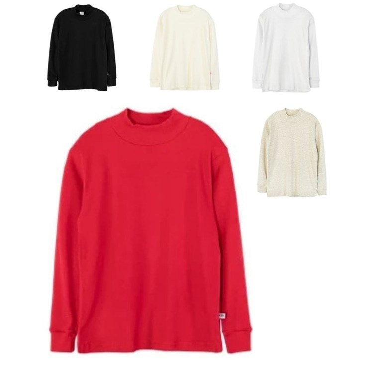 MEDIA POLERA MANGA LARGA PARA NENE EN RIB. RUABEL