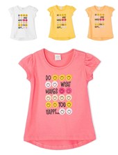 REMERA PARA BEBA CON ESTAMPA CARITAS. RUABEL