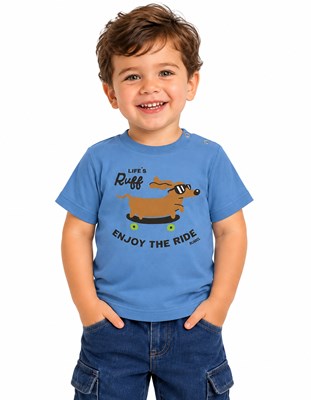 REMERA DE BEBE ESTAMPADA SALCHICHA. RUABEL