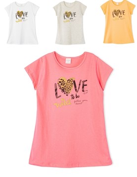 Remera de nena con estampa 'Love'. ruabel