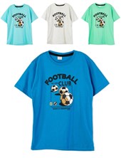 Remera manga corta de nene con estampa pelotas. Ruabel