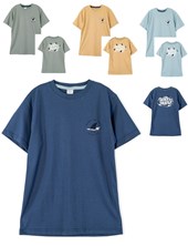 Remera manga corta estampa tiburon. Ruabel