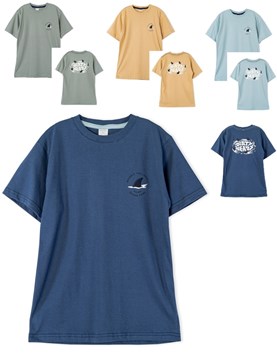 Remera manga corta estampa tiburon. Ruabel