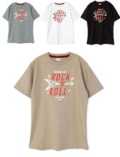 Remera manga corta para nene estampa 'Rock n' roll'. Ruabel