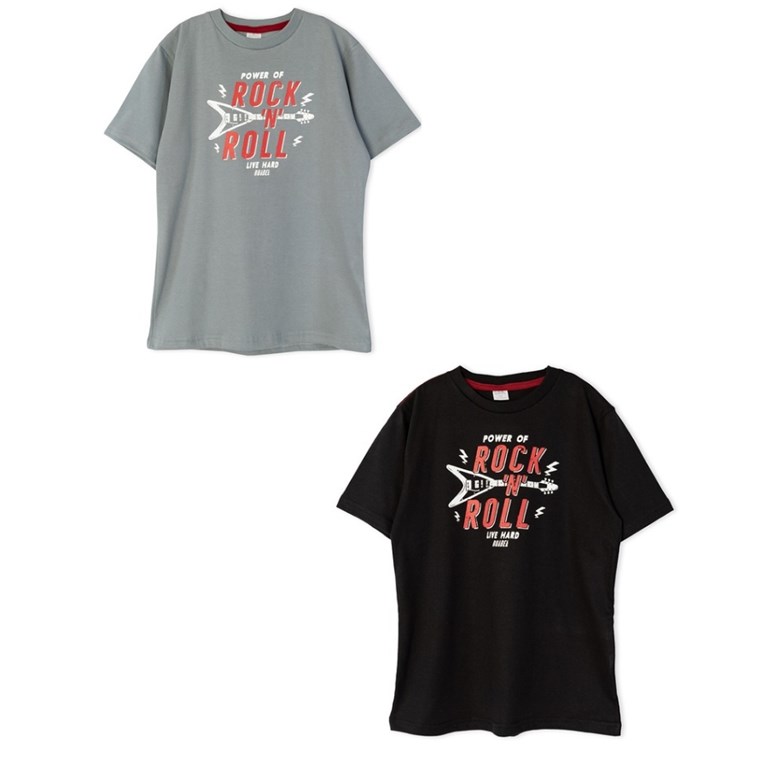 Remera manga corta para nene estampa 'Play it'. Ruabel