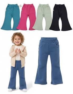 PANTALON DE BEBA OXFORD CON BOLSILLOS DE FRISA. RUABEL