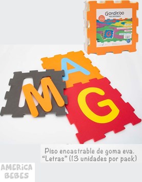 PISO DE GOMA ENCASTRABLE A-M (10 PIEZAS + 3 DE REGALO) MEDIDAS 30 X 30 CM 1 CM. DE ESPESOR GRODITOO