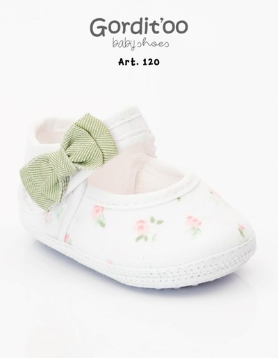 GUILLERMINA BLANCA CON FLOR ROSA ESTAMPADO LIBERTY  MOÑO CUADRILLE GORDITOO