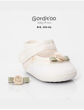 Guillermina blanca volado+rococo+pinza.Gorditoo