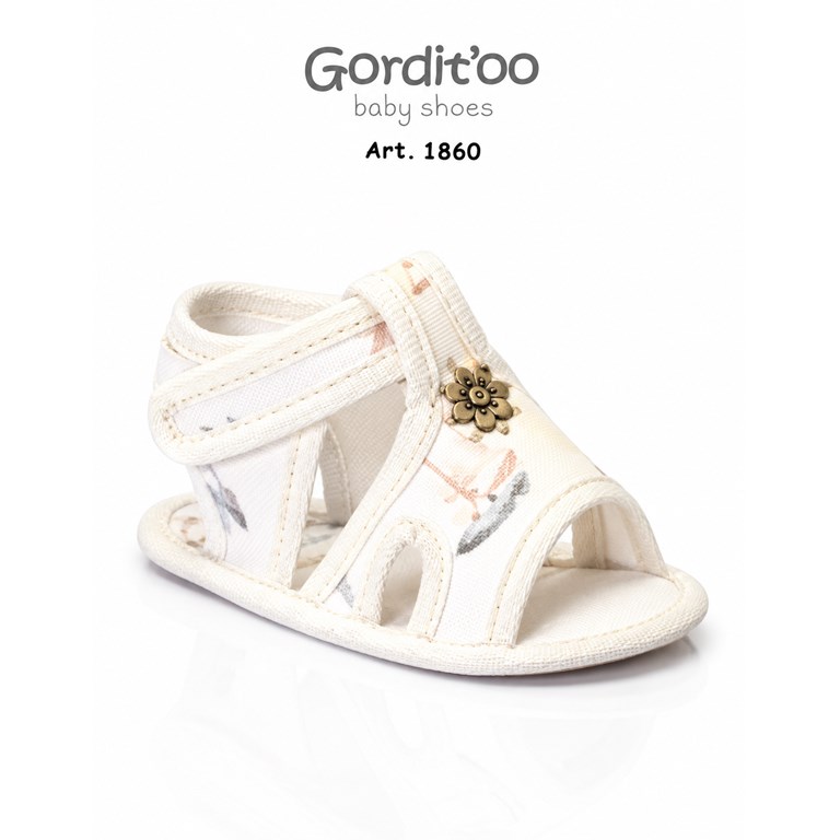SANDALIA PARA BEBE ESTAMPADO NATURAL + TIMON. CON ABROBO. GORDITOO