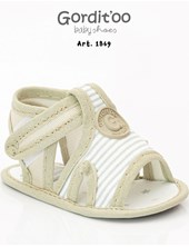 SANDALIA TREX JEAN GRIS CON ESCUDO GORDITOO